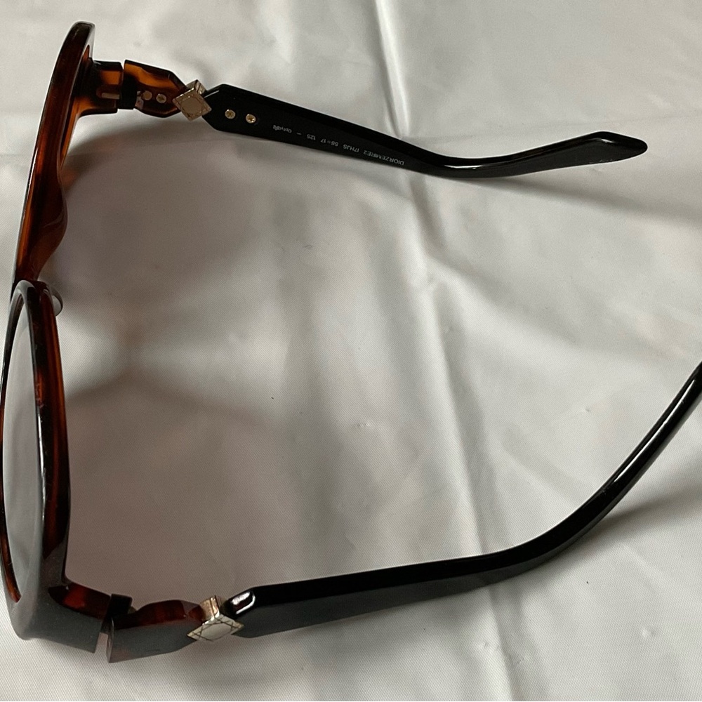 DIOR ZEMIRE2 Sunglasses I7HJS Glitter Brown 56-17-125 Read Description - Picture 5 of 11